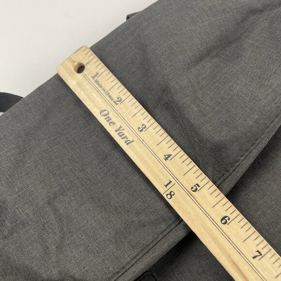 Chipotle Rolltop Backpack Laptop Sleeve Zip Closure Inside Divider Padded Canvas - Picture 10 of 10